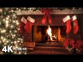 Michael Bublé Christmas Full Album 4K 10 Hour Fireplace Loop Deluxe 10th Anniversary Edition