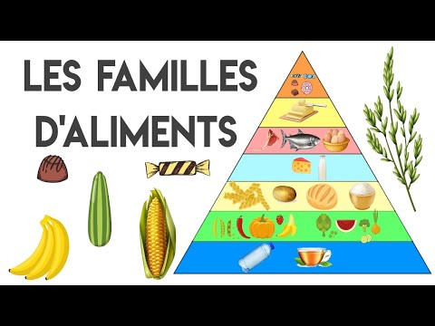 Les familles d'aliments : la pyramide alimentaire