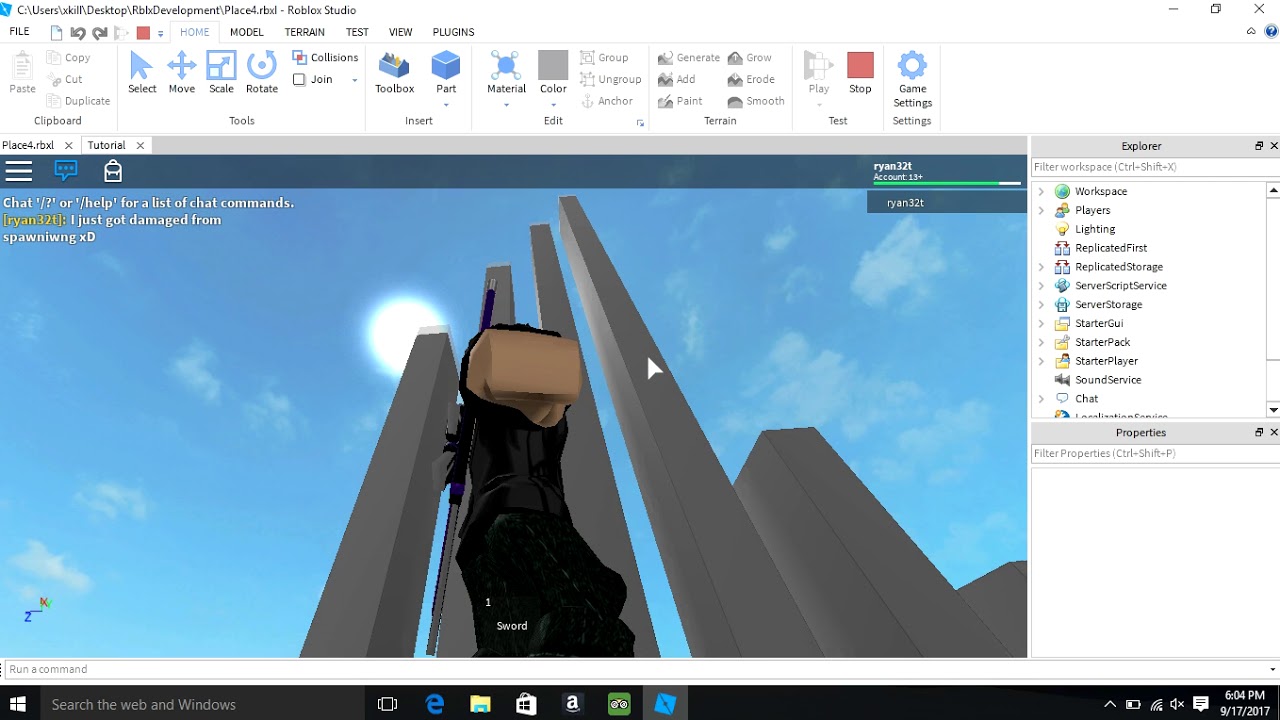 FallDamage [Roblox Scripting Tutorial]