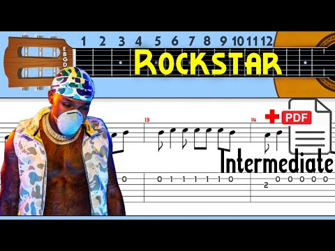 DaBaby Rockstar Guitar Tab