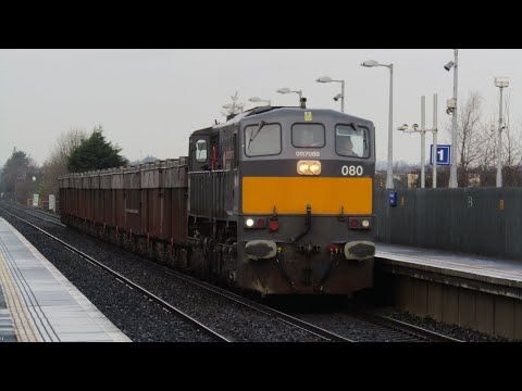 Irish Rail 071 Class Loco Number 080 On A Tara Mines - Donabate, Dublin