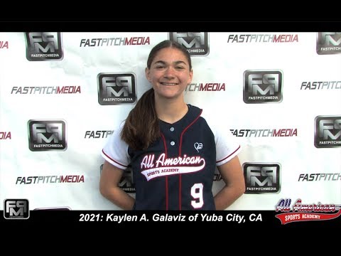 2021 Kaylen A. Galaviz Lefty Pitcher Softball Skills Video - AASA - Asia