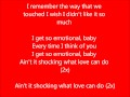 Glee - So emotional - lyrics 