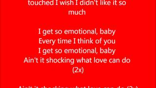 Glee - So emotional - lyrics