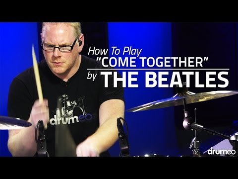 The Beatles "Come Together" Groove - Drum Lesson (Drumeo)