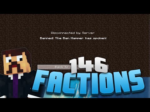 Minecraft Factions #146 - The Ban Hammer Has Spoken! (Minecraft Raiding)