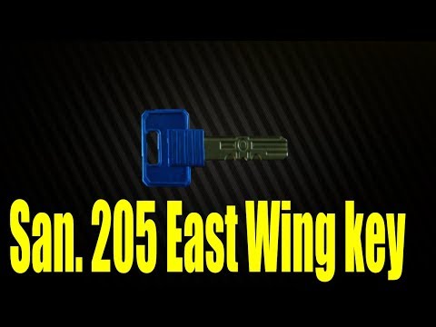 Escape From Tarkov - San. 205 East Wing key