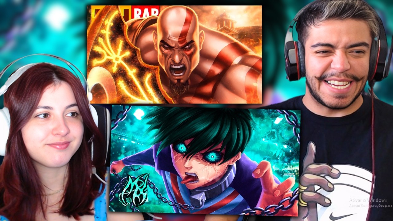2 em 1 MHRAP - Tipo KRATOS 🔥 (God of War) e Itoshi Rin (Blue Lock) | DESTRUIDØR | Mxth | REACT
