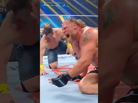 AA after AA after AA and Brock Lesnar is still kicking! 😳 #Wrestlepalooza