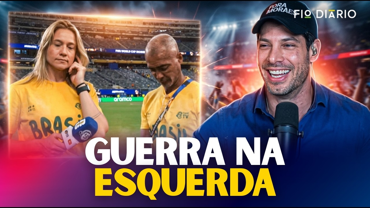 DUELO: ROMÁRIO ESQUERDISTA DÁ LIÇÃO EM JORNALISTA ESQUERDISTA