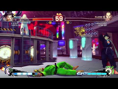 SSF4 Ranked Asia - y ichiro (Makoto) VS washineko (Dan)