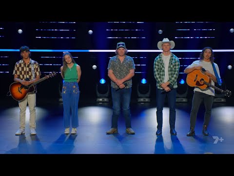 Trent, Denvah, Billy, Jesse & Tyler - Castle On The Hill | Australian Idol 2024 | Chorus Line