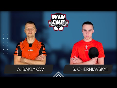 23:15 Andrii Baklykov - Serhii Cherniavskyi West 6 WIN CUP 15.04.2024 | TABLE TENNIS WINCUP
