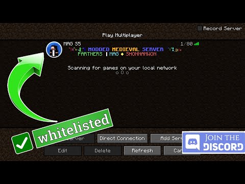 Unlock Whitelist Access on Our Medieval Minecraft Server!