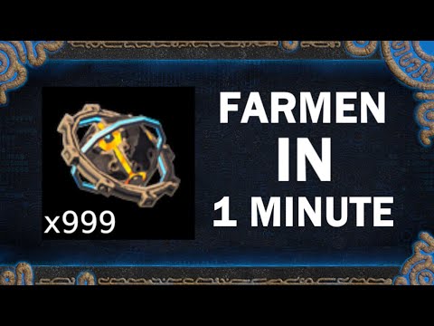 Farming Ancient Giant Cores in 1 Minute | Zelda: BotW