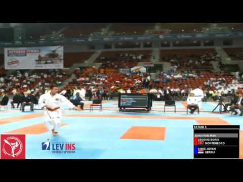 Zecevic Boris vs Simic Jovan _ Balkan Karate Championships 2014
