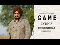 GAME (Lyrics)| Sidhu Moosewala | Shooter Kahlon | Slowed Reverb | Lyrical Black Screen Video|#lyrics