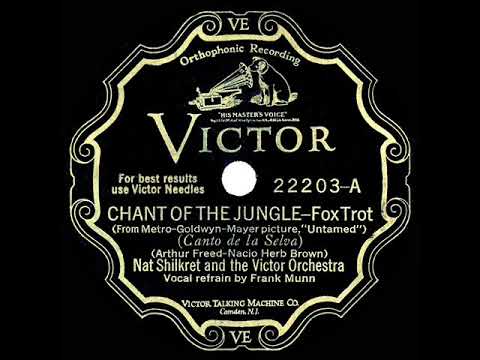 1929 Nat Shilkret - Chant Of The Jungle (Frank Munn, vocal)