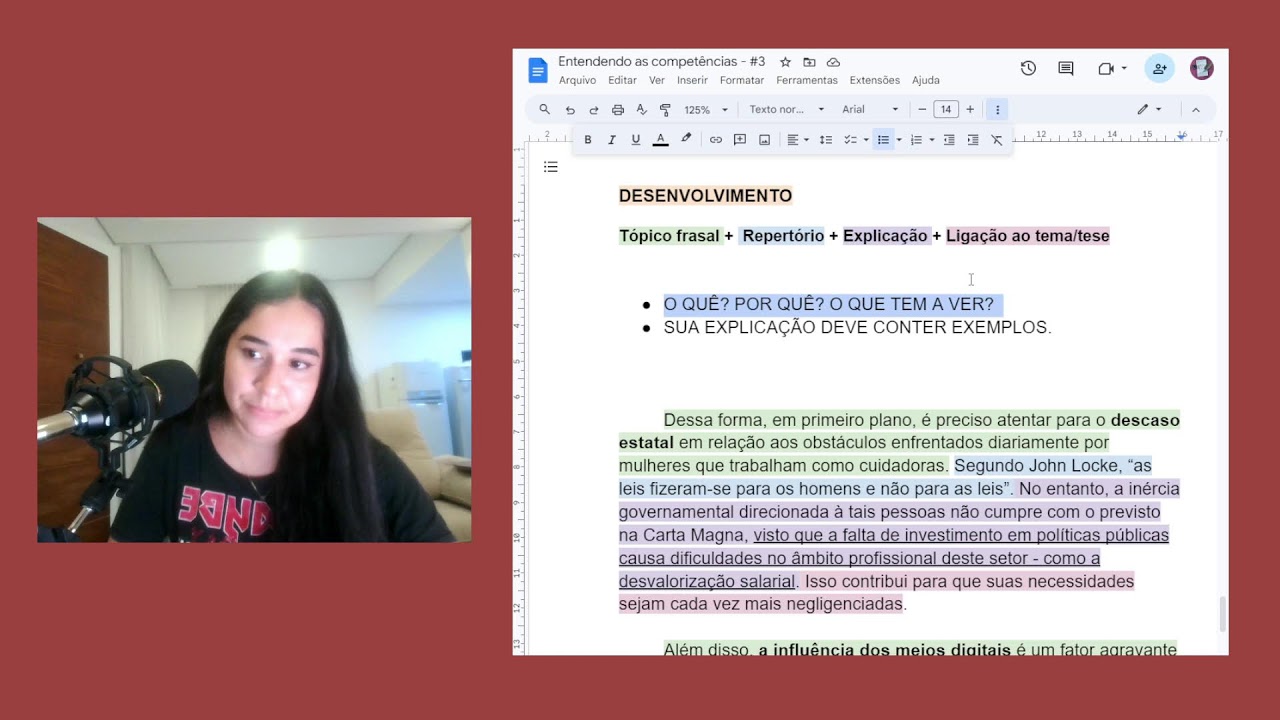 Como GABARITAR a competência 3 na redação do ENEM - Entendendo as Competências #3
