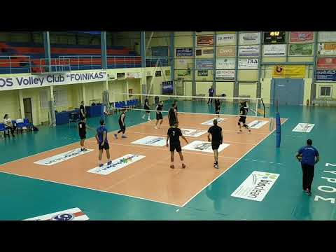 Foinikas Syrou volleyball Team training