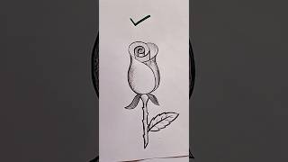 Drawing A Rose #shorts #fadas #shortsfeed #trend #zaralarsson