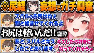 次々と出てくる夏色まつりのスバルトークで妄想が捗りガチ興奮する一条莉々華【一条莉々華 夏色まつり 大空スバル ホロライブ 切り抜き Vtuber】