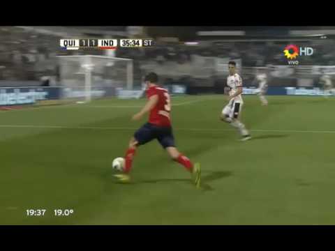 Gol de Emiliano Rigoni - Quilmes 1 x 1 Independiente - Fecha 3 - Liga Argentina