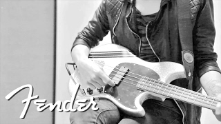 Mikey Way on his Squier Mustang Bass | Fender