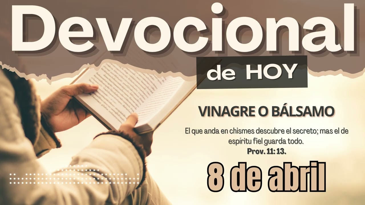 Today's Devotional | April 8, 2026 | Adan Vicente