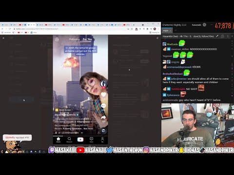 2/2 HasanAbi 16 Aug 2021 - More Taliban coverage reacts, TikTok explains 9/11, and LSF reacts