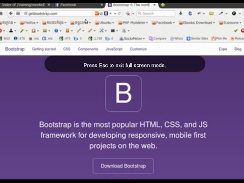 Bootstrap 3 Tutorial #1 Installing Bootstrap