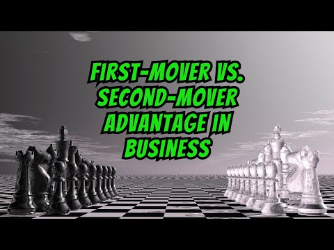 First-Mover vs. Second-Mover Advantage in Strategy: A 3-Minute Introduction