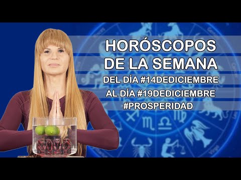 Horoscopos de la Semana del dia #14DeDiciembre al #19deDiciembre #premiomayor #loteria