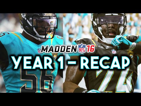 Madden 16 Jaguars Connected Franchise Year 1 Recap (Stats/Awards) (Ep.18)