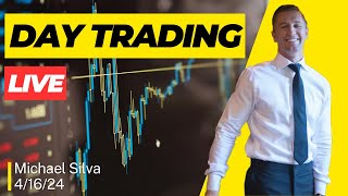LIVE DAY TRADING: Stocks Sell Off, Looking for Bounces; Powell Speaks