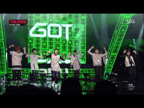 140122 GOT7   Girls Girls Girls @ SBS The Show All About K Pop Debut Stage 1080P