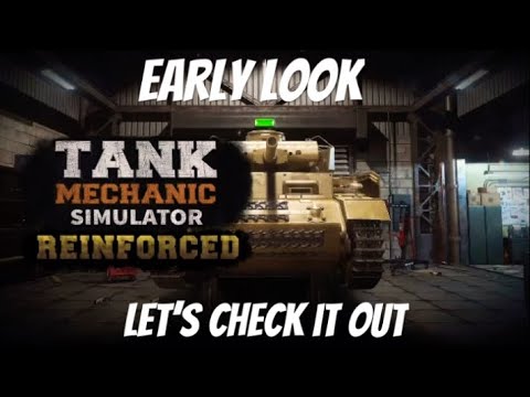 Tank Mechanic Simulator - Reinforced Ps5, Let's Review It. Early Look