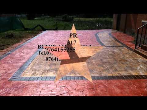 Beton Amprentat Argetoaia, Dolj Tel.0764112317-0764155255