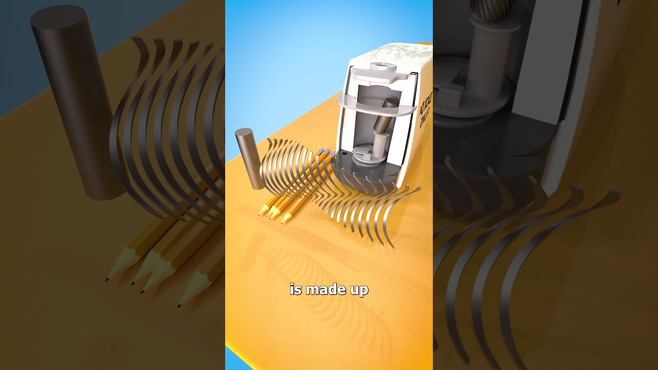 How A Pencil Sharpener Works 🤔 ✏️