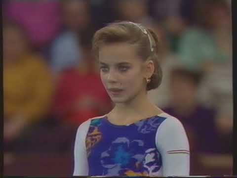 Henrietta Onodi (HUN) - DTB Cup 1990 - Floor Exercise Finals