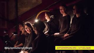 A hypnotic journey into the musical mind of Samuel Beckett. OCT 5 - 9, 2016: Here All Night