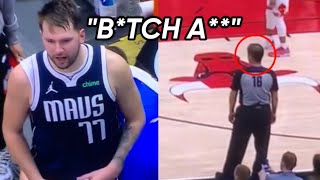 *LEAKED Audio* Luka Doncic Calls Ref A “F*cking Hater B*tch A**” For Ending His Historic Record👀