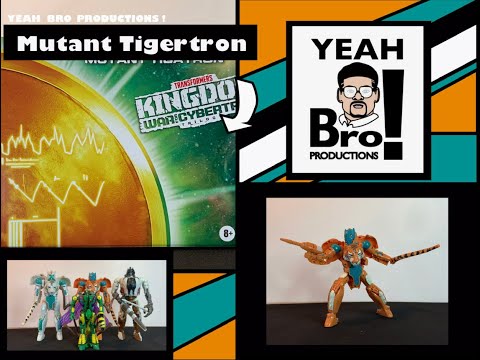 Worst Ever Repaint. Transformers Kingdom Selects Golden Disk collection Mutant Tigertron review