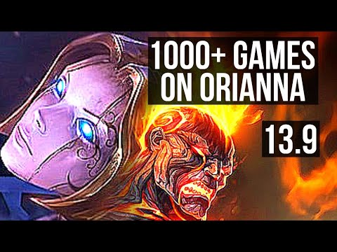 ORIANNA vs BRAND (MID) | 3/1/20, 1000+ games, 1.1M mastery | KR Master | 13.9