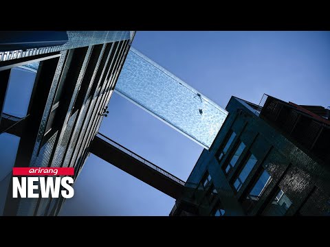 World's first transparent pool suspended between two buildings open in London