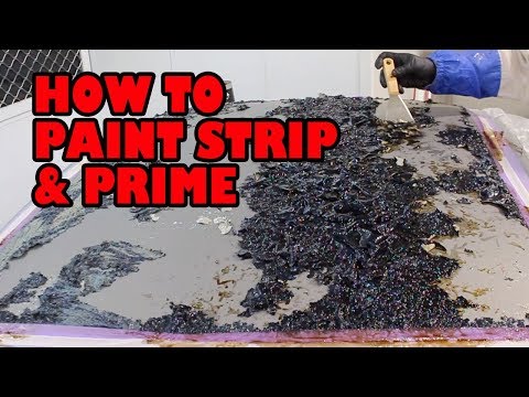 How to paint strip & prime sun damaged paint