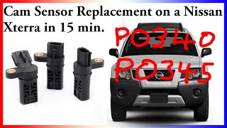 Cam Sensor Replacement on a Nissan Xterra with the 4.0L V6 engine for code P0340 or P0345.