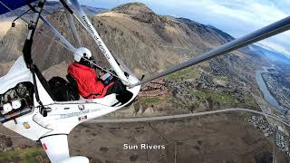 457. Very Turbulent Flight to Mt Martin & over South Thompson River, Kamloops Nov 19, 2023