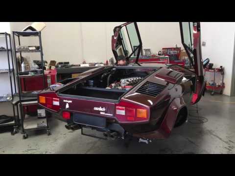 Countach Downdraft Startup