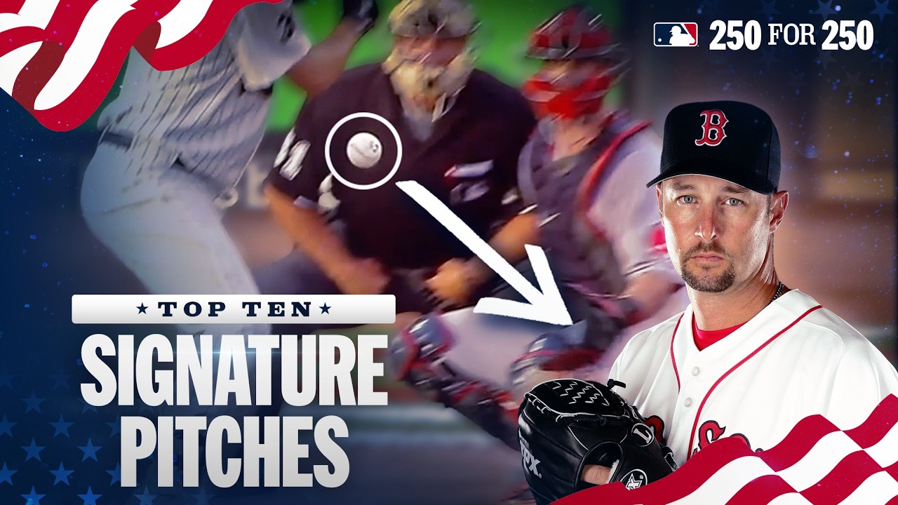 Top 10 Signature Pitches from Baseball History! | MLB 250 For 250